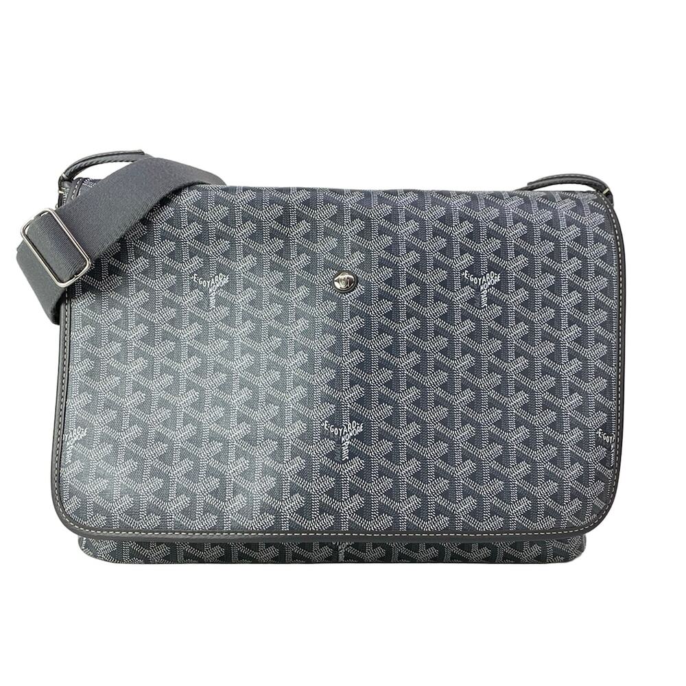 Goyard Capesian Shoulder Bag Coated Canvas Leather
